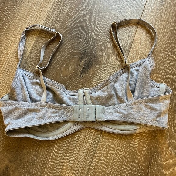 Eberjey Pima Goddess Everyday T-shirt Bra 34C Heather Grey - Picture 8 of 8